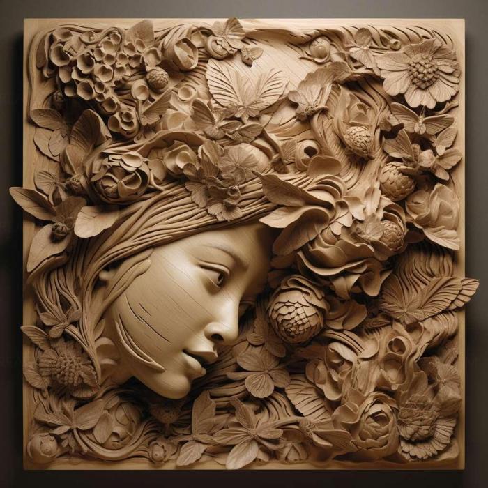 نموذج ثلاثي الأبعاد لآلة CNC 3D Art 